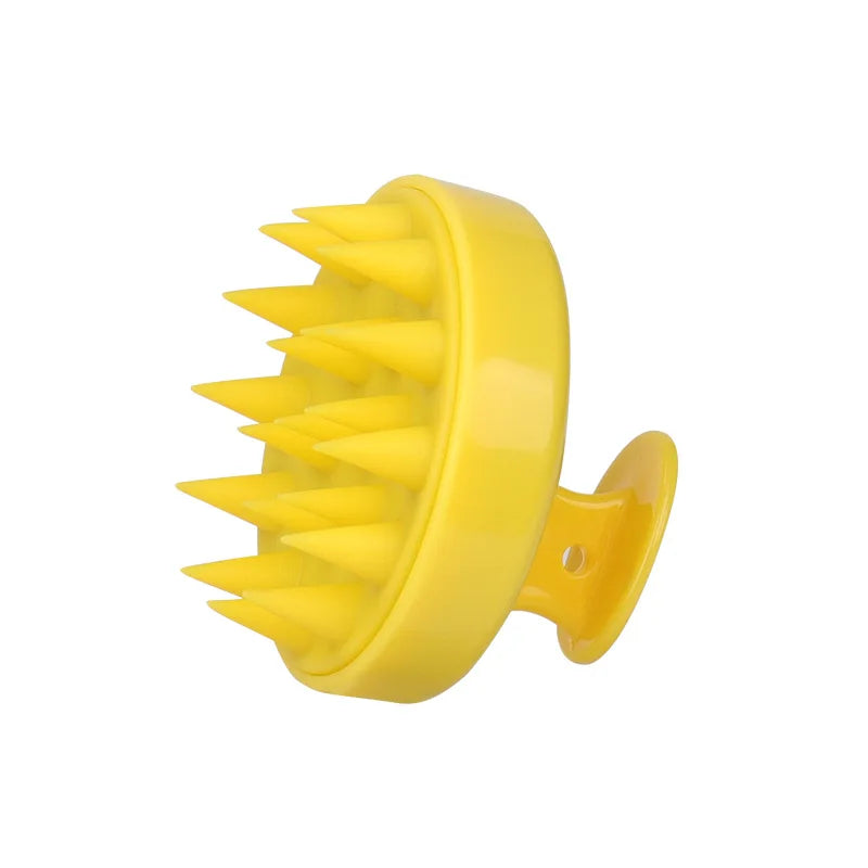 Escova Massageadora de Silicone para Couro Cabeludo – Limpeza Profunda e Relaxamento Diário