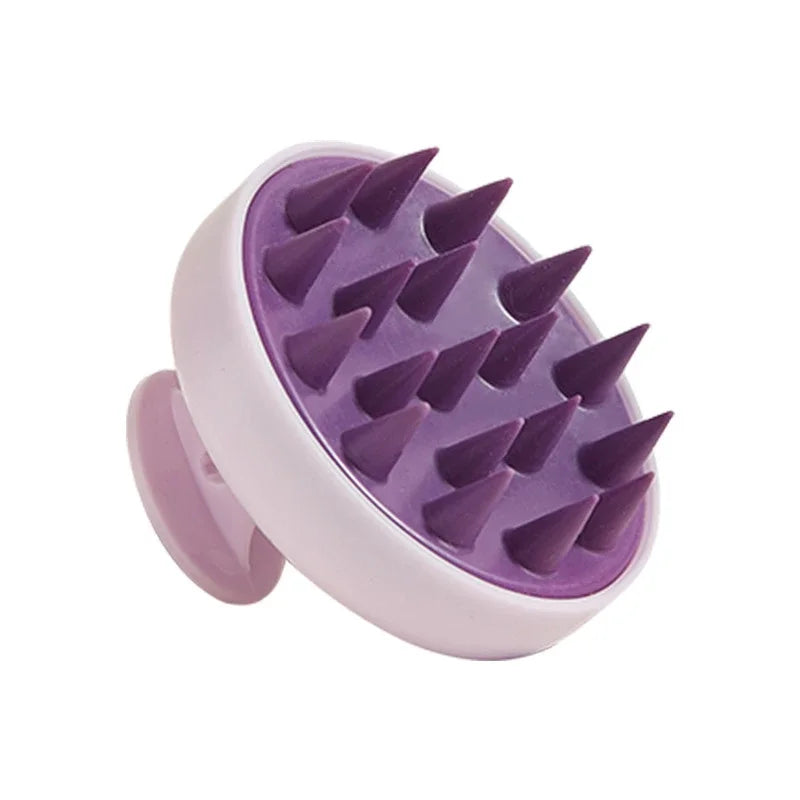 Escova Massageadora de Silicone para Couro Cabeludo – Limpeza Profunda e Relaxamento Diário
