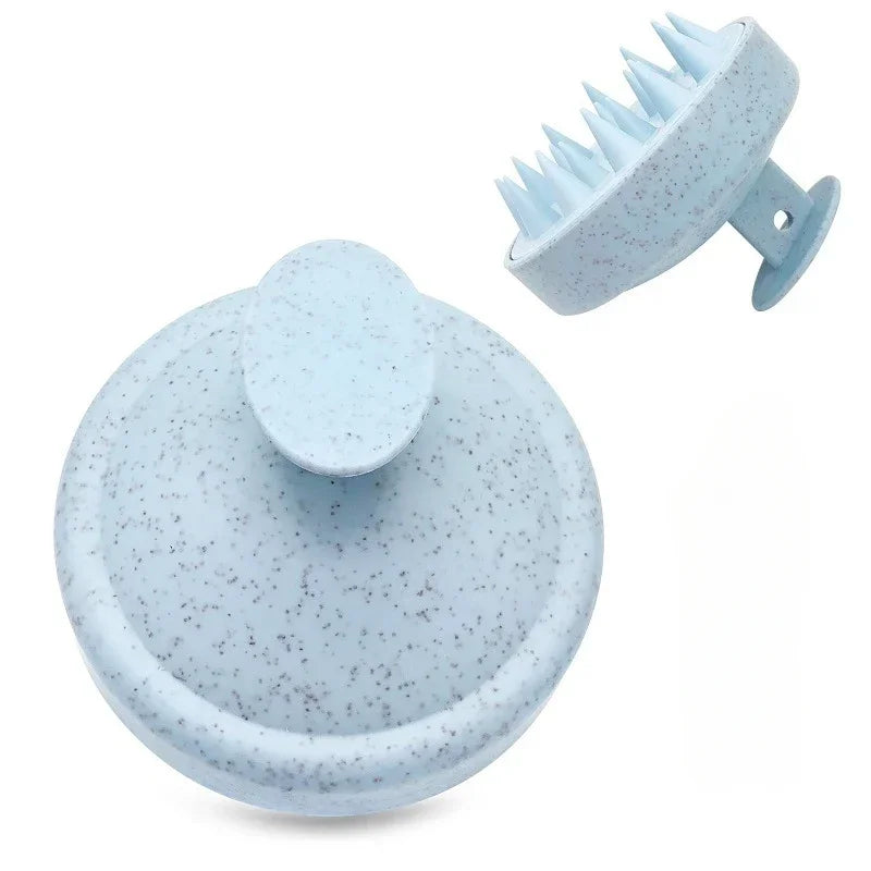 Escova Massageadora de Silicone para Couro Cabeludo – Limpeza Profunda e Relaxamento Diário