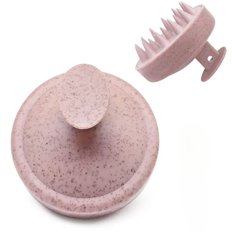 Escova Massageadora de Silicone para Couro Cabeludo – Limpeza Profunda e Relaxamento Diário