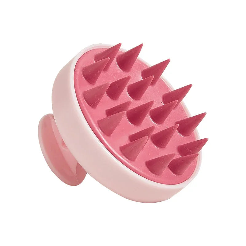 Escova Massageadora de Silicone para Couro Cabeludo – Limpeza Profunda e Relaxamento Diário