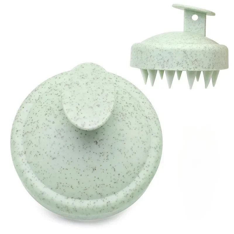 Escova Massageadora de Silicone para Couro Cabeludo – Limpeza Profunda e Relaxamento Diário
